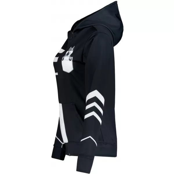  Funktionales Sweatshirt von Frauen auf Reißverschlussprämie ALTISPORT VOJ/ALW098MI02 SHIBA 