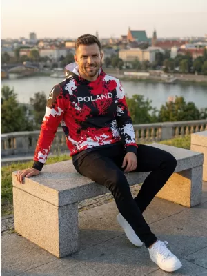 Funktionaler Sweatshirt -Premium von Männern ALTISPORT VOJ/ALM036PL/MI01 FLECKEN