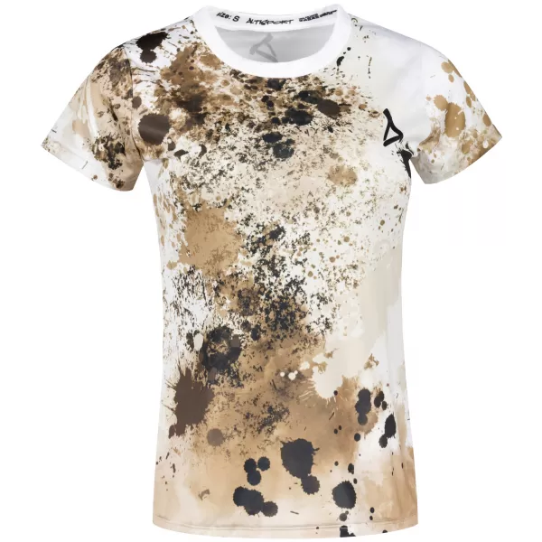  Hochwertiges Funktions-T-Shirt für Damen ALTISPORT VOJ/ALW055TR01 WEIßBRAUN 
