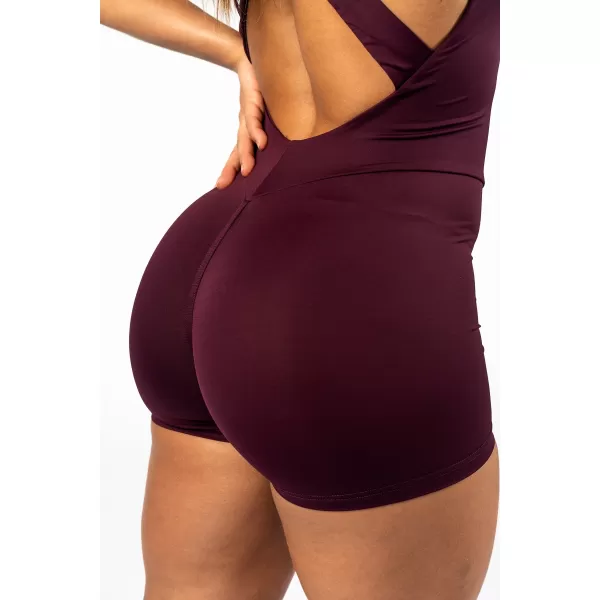  Shaping-Fitness-Overall STRONG BEAUTY 427 DUNKELROT Nebbia 