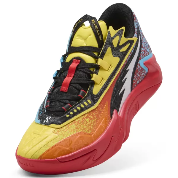  Stiefel PUMA SCOOT ZEROS II CAUTION 310843_01 RICKIE ORANGE/SPEED ​​YELLOW 