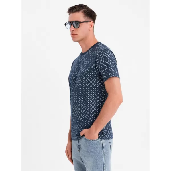  Hemd OMBRE OM-TSFP-0250 MARINEBLAU 