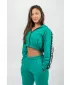 Crop-Hoodie ICONIC 254 GREEN Nebbia