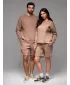 Sweatshirt + Shorts OMBRE Z108 BRAUN