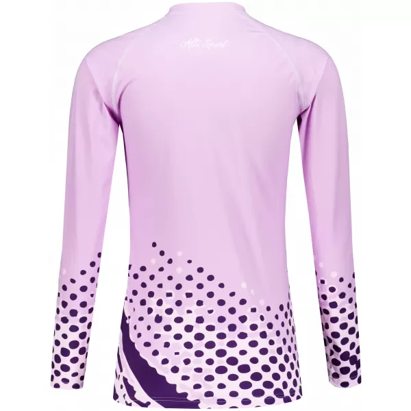  Frauen funktionales t -Shirt mit langen Ärmeln Premium ALTISPORT VOJ/ALW109TR03 LILA 