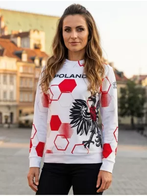 Funktionaler Sweatshirt -Prämie von Frauen ALTISPORT VOJ/ALW036PL/MI01 HEXA-WH