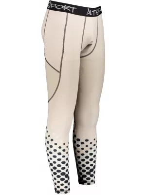 Lange Premium-Sportleggings für Herren ALTISPORT VOJ/ALM109LEG01 HELLBRAUN
