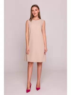 Kleid STYLOVE S408 BEIGE