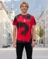 Männer funktionaler T -Shirt Premium ALTISPORT VOJ/ALM113TR01 ROT