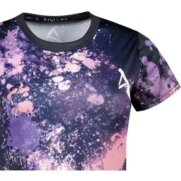  Hochwertiges Funktions-T-Shirt für Damen ALTISPORT VOJ/ALW055TR01 SCHWARZ LILA 