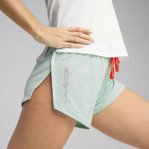  Damenshorts PUMA EVRYDAY KNIT 3 SPLT SHRT ?W 526664_50 FRIEDLICHES BLAU 