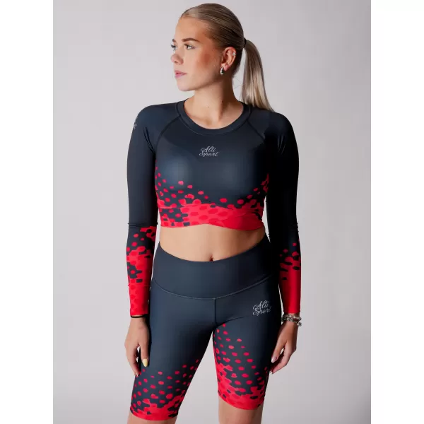  Funktionelle Erntedopie von Frauen ALTISPORT VOJ/ALW109TR04 ROTSCHWARZ 