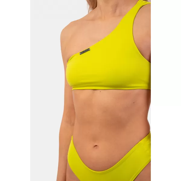  One-Shoulder-Bandeau-Bikinioberteil - Top 448 GREEN Nebbia 