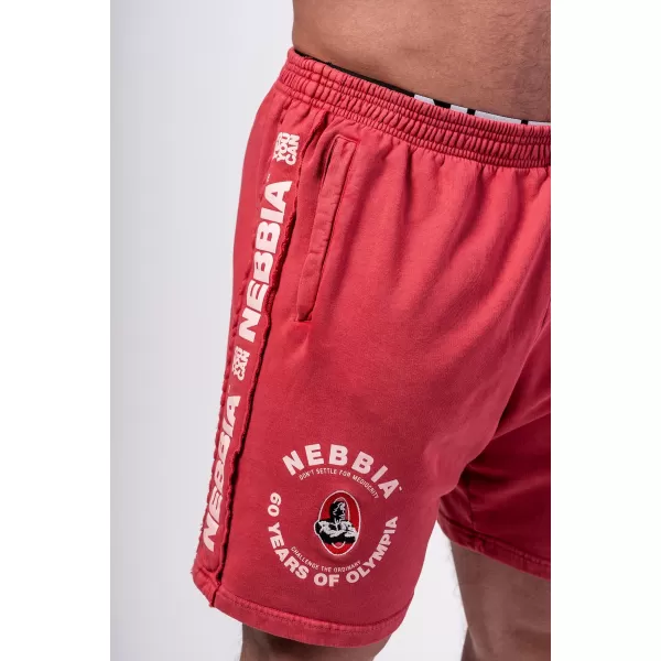  Gewaschene Trainingsshorts LEGEND 786 RED Nebbia 