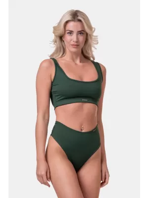 Bikini Active Black - Bralette-Top 554 DUNKELGRÜN Nebbia