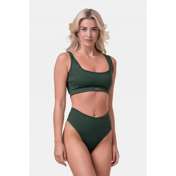  Bikini Active Black - Bralette-Top 554 DUNKELGRÜN Nebbia 