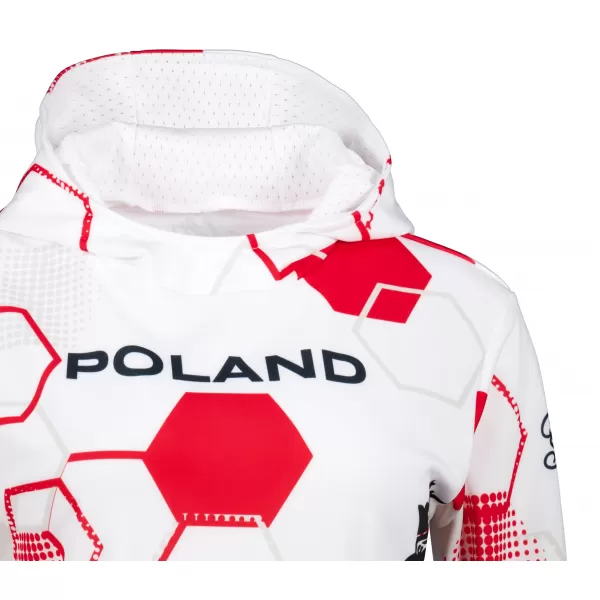  Funktionaler Sweatshirt -Prämie von Frauen ALTISPORT VOJ/ALW036PL/MI01 HEXA-WH 