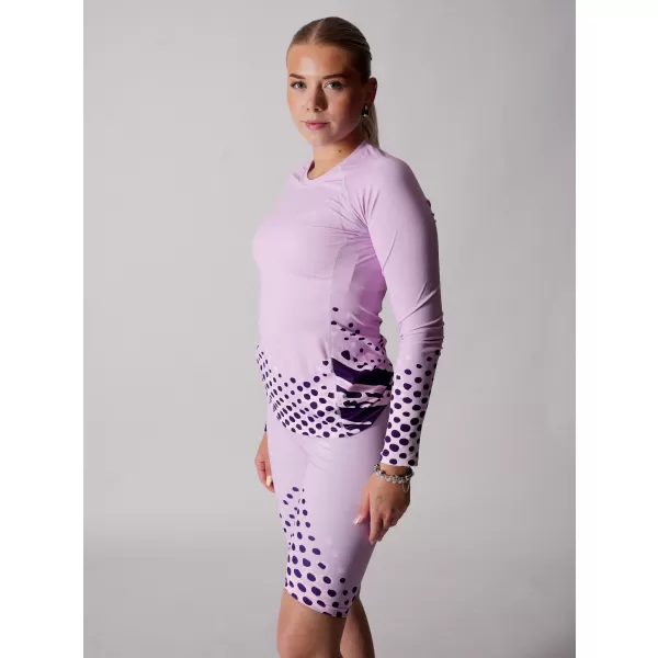  Frauen funktionales t -Shirt mit langen Ärmeln Premium ALTISPORT VOJ/ALW109TR03 LILA 