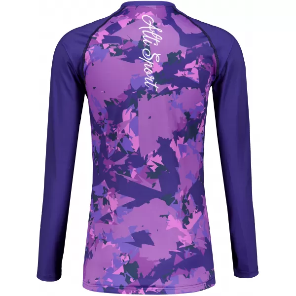  Frauen funktionales t -Shirt mit langen Ärmeln Premium ALTISPORT VOJ/ALW110TR03 LILA 
