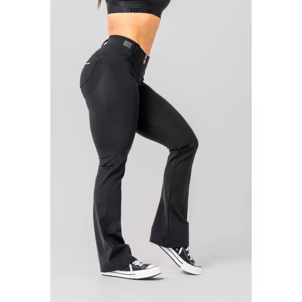  Ausgestellte Bubble Butt Leggings 2.0 POWER LIFT 308 SCHWARZ Nebbia 