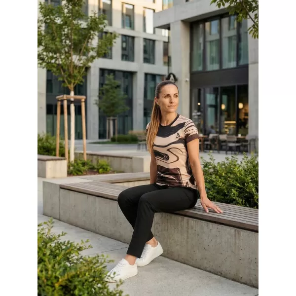  Hochwertiges Funktions-T-Shirt für Damen ALTISPORT VOJ/ALW099TR01 BRAUN 