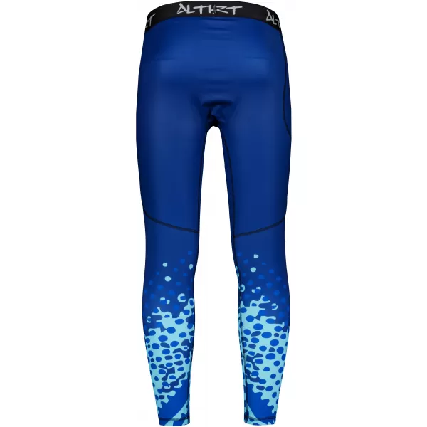  Lange Premium-Sportleggings für Herren ALTISPORT VOJ/ALM109LEG01 KÖNIGSBLAU 