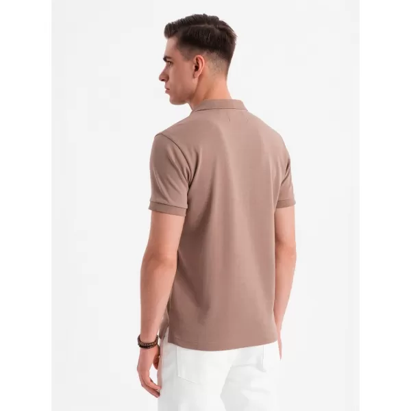  Herren t -Shirt OMBRE OM-POSS-0148 HELLBRAUN 