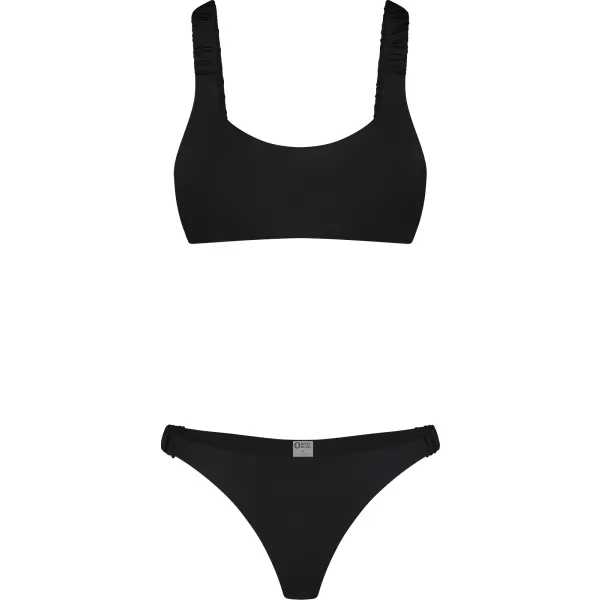  Frauenbikini - unterer Teil NORDBLANC NBSSS8239 SCHWARZ 