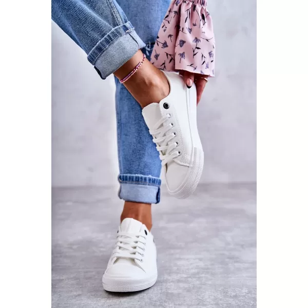  BIG STAR Damen-Sneaker KK274010 WEISS Big Star-Schuhe 