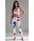 Frauenfunktional Sport Bra Premium ALTISPORT VOJ/ALW036POD01 HEXA WEIß