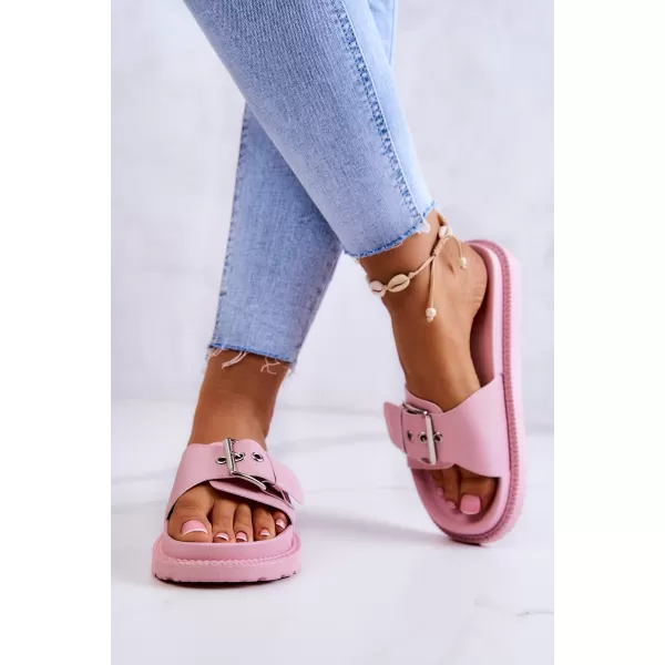  Modische Damenhausschuhe BIG STAR JJ274A308 ROSA Big Star Shoes 