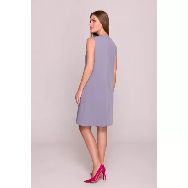  Kleid STYLOVE S408 TAUBENGRAU 