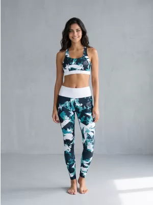 Frauenfunktional Sport Bra Premium ALTISPORT VOJ/ALW110POD01 BLAU -WHITE