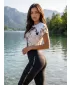 Hochwertiges Funktions-T-Shirt für Damen ALTISPORT VOJ/ALW055TR01 WEIßBRAUN