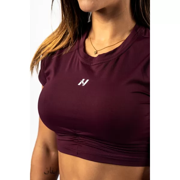  Crop-Top mit offenem Rücken STRONG BEAUTY 430 DARK RED Nebbia 
