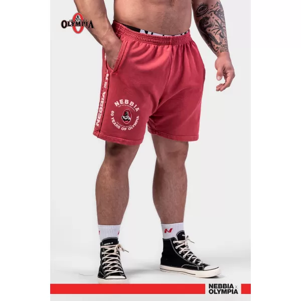  Gewaschene Trainingsshorts LEGEND 786 RED Nebbia 