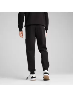 Herren-Jogginghose PUMA ESS BLOCK SWEATPANTS FL CL 684688-01 SCHWARZ