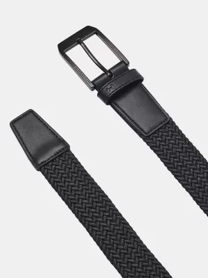 Herrengürtel UNDER ARMOUR M BRAIDED GOLF BELT 1387746-001 SCHWARZ