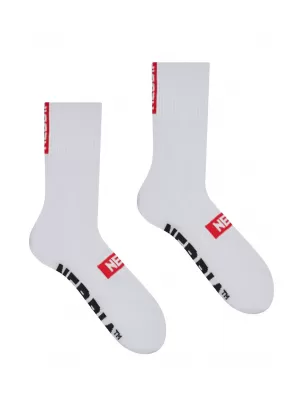 Crew-Socken „EXTRA MILE“ 103 WEISS Nebbia