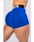 Fitnessshorts mit hoher Taille GLUTE PUMP 240 BLAU Nebbia
