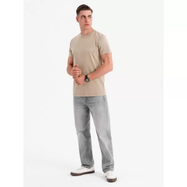  Hemd OMBRE OM-TSWT-0201 DUNKLER BEIGE 