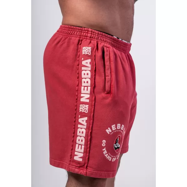  Gewaschene Trainingsshorts LEGEND 786 RED Nebbia 