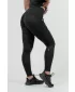 Damen-Sportleggings mit INTENSE Mesh 838 BLACK Nebbia