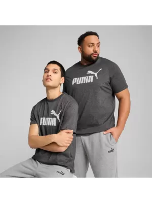 Hemd PUMA ESS NO. 1 LOGO HEATHER TEE 682550-01 SCHWARZ