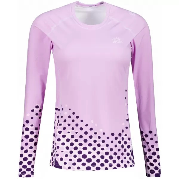  Frauen funktionales t -Shirt mit langen Ärmeln Premium ALTISPORT VOJ/ALW109TR03 LILA 