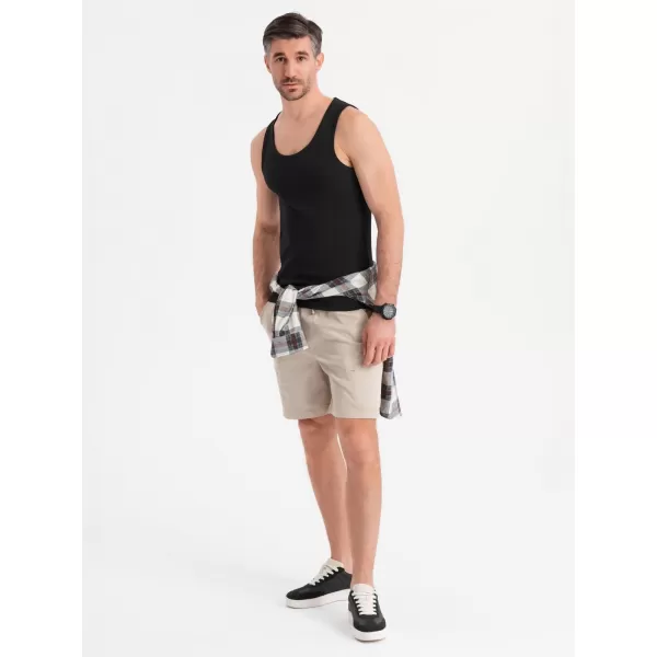  Hemd OMBRE OM-TSBT-0239 SCHWARZ 