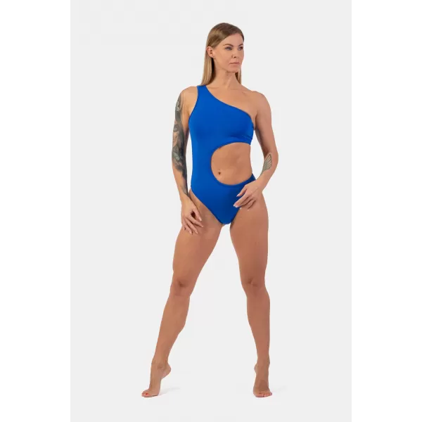  Asymmetrischer One-Shoulder-Monokini 459 BLAU Nebbia 