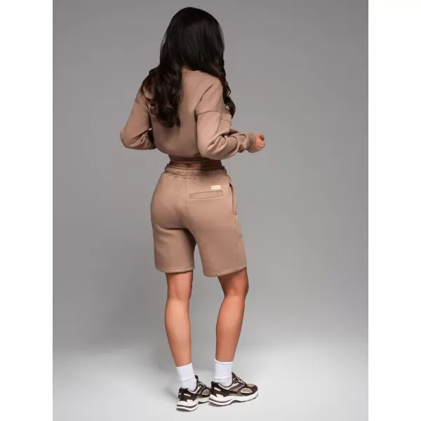  Sweatshirt + Shorts OMBRE Z108 BRAUN 