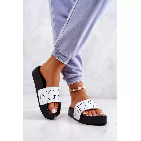  Damenmode-Hausschuhe BIG STAR JJ274A275 WEISS Big Star Shoes 