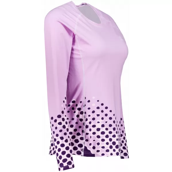  Frauen funktionales t -Shirt mit langen Ärmeln Premium ALTISPORT VOJ/ALW109TR03 LILA 